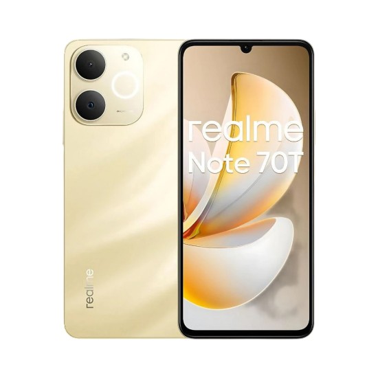 Smartphone Realme Note 70T 4GB/128GB 6,74" Dual Sim Dourado